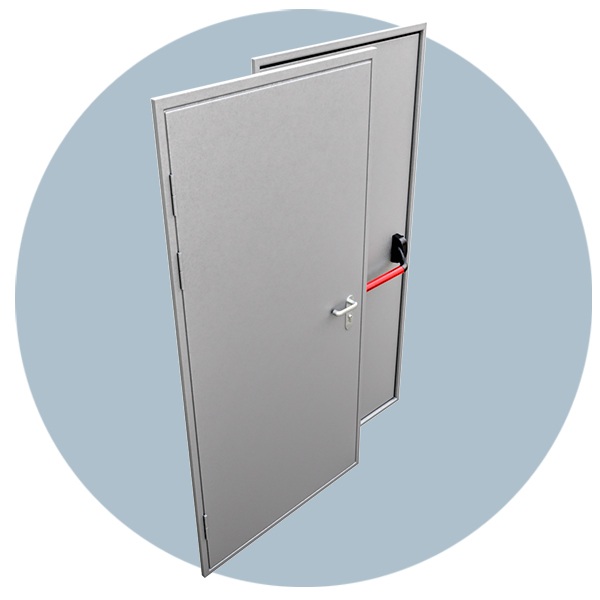 Двери с антипаникой